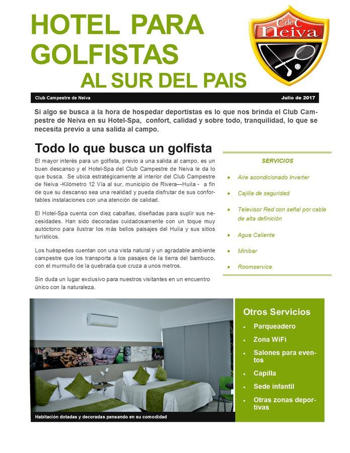 Club Campestre De Neiva Hotel Exterior photo